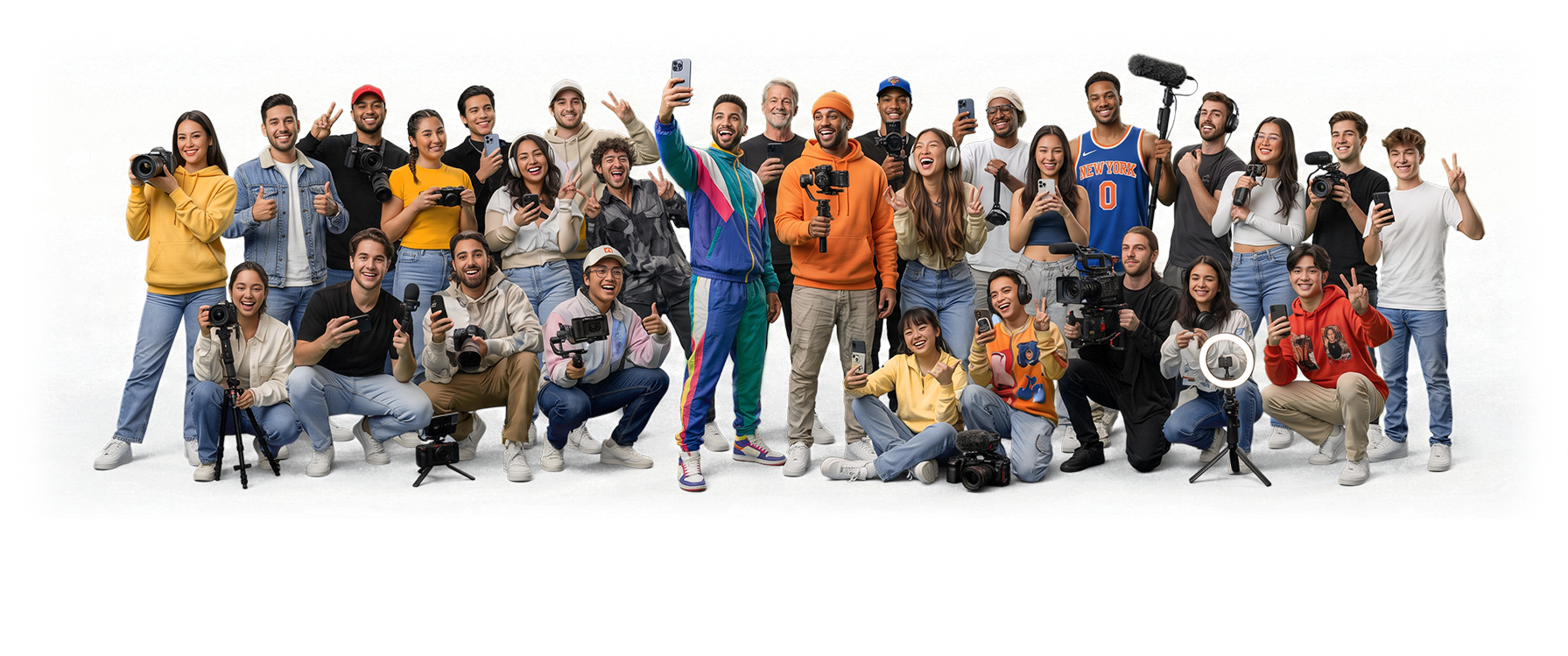 Diverse Muslim community illustration